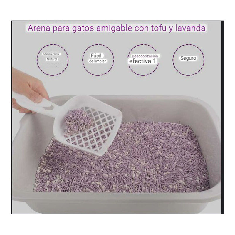 Arena Tofu Arena Sanitaria Arena Aglutinante Tofu 2 Kg