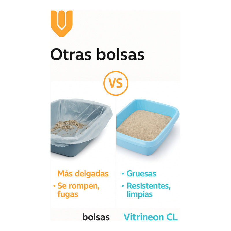 12 Bolsas Arenero Gatos Bolsa Sanitarias Desechables 60x50cm