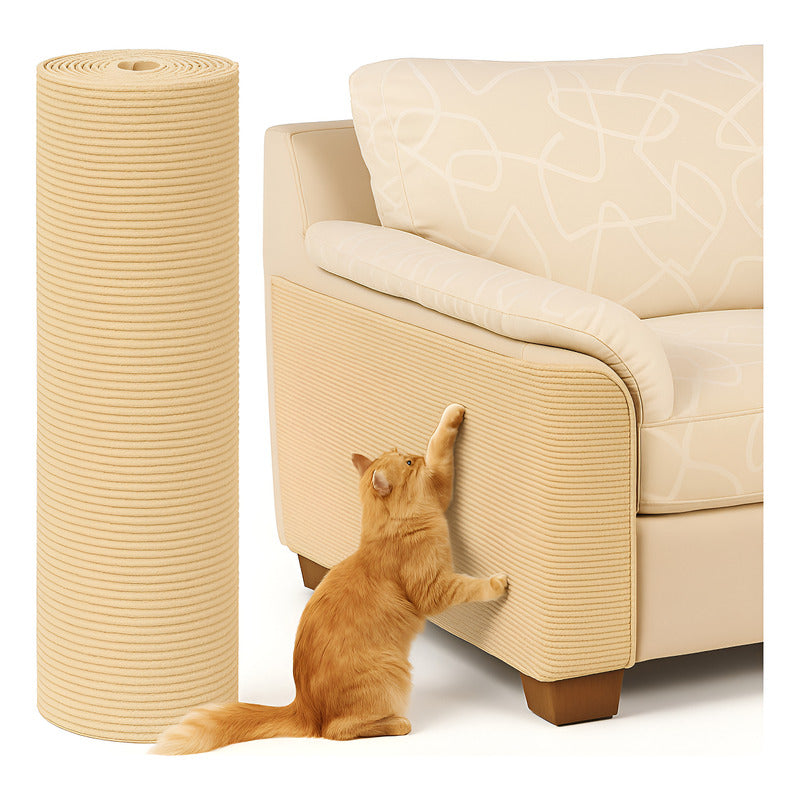 Protector Sillón Gato Tapete Rascador Antiarañazos 30x60cm