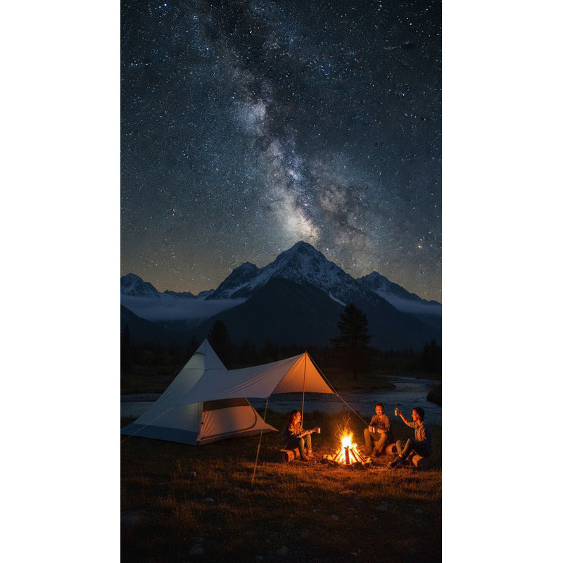 Carpa Camping 4 Personas Estructural Alta Resistencia