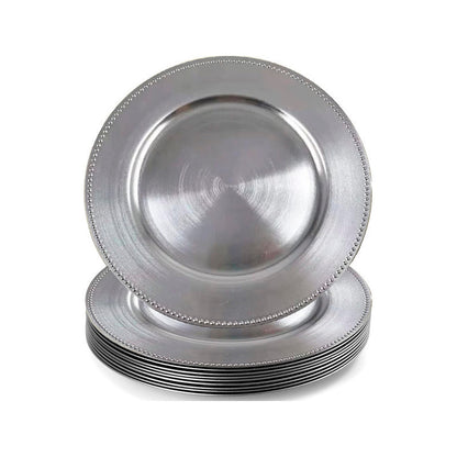 4 Plato Base Navideños Vajilla Navidad Juego De Platos 33cm