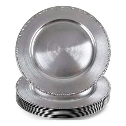 4 Plato Base Navideños Vajilla Navidad Juego De Platos 33cm