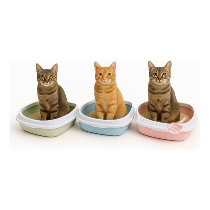 Caja Arenero Gato Areneros Gatos Baño Gato Baño Para Gatos