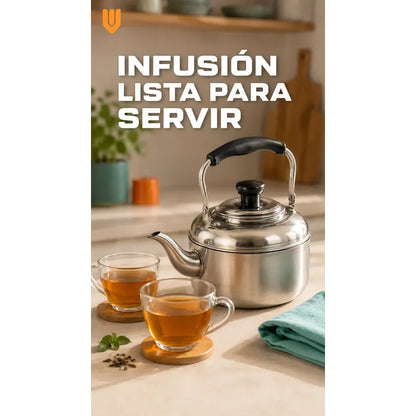 Cafetera Cuello Cisne Sopas Infusiones Montaña Full Cocina P Tetera Cuello Cisne Acero Inoxidable 2 Litros Plateada Mango Plástico Apta Fuego Directo Cocina Cafés Tés Dcbz18 Premium