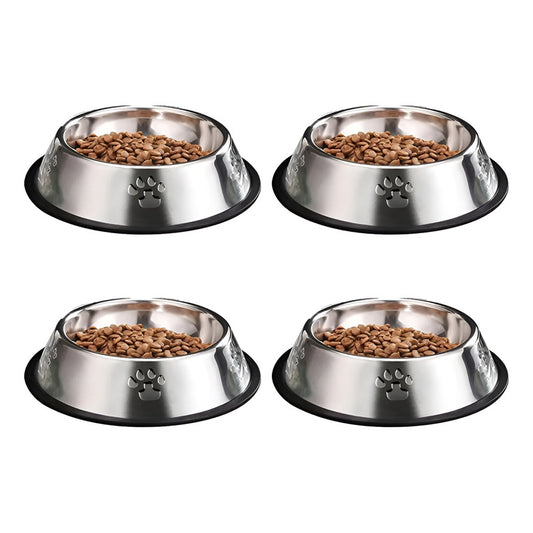 X4 Comedero Perro Platos Para Perros Gatos Mascotas 26cm