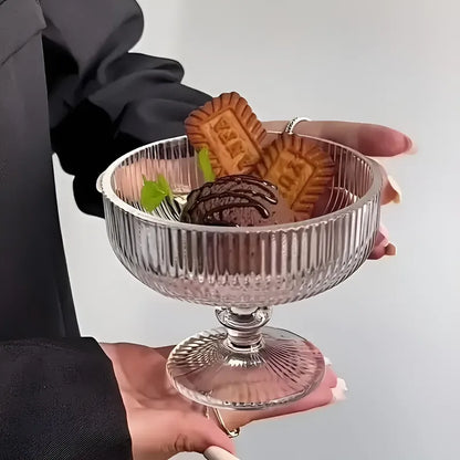 12 Copas De Helado Copas De Cristal Copas Vidrio Postre Hela Transparente