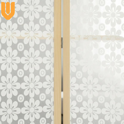 Biombo Separador Ambientes Ratan Moderno 4 Puertas 180 Cm