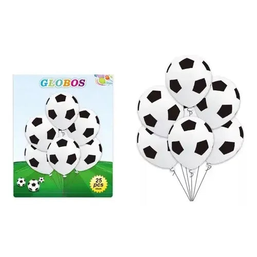 100 Globos Futbol Pelota Futbol Decoracion Fiesta Globos 214 Blanco