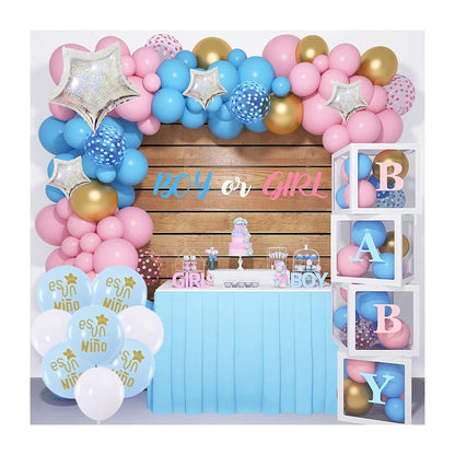 X8 Globos Baby Shower Decoracion Baby Shower Revelacion