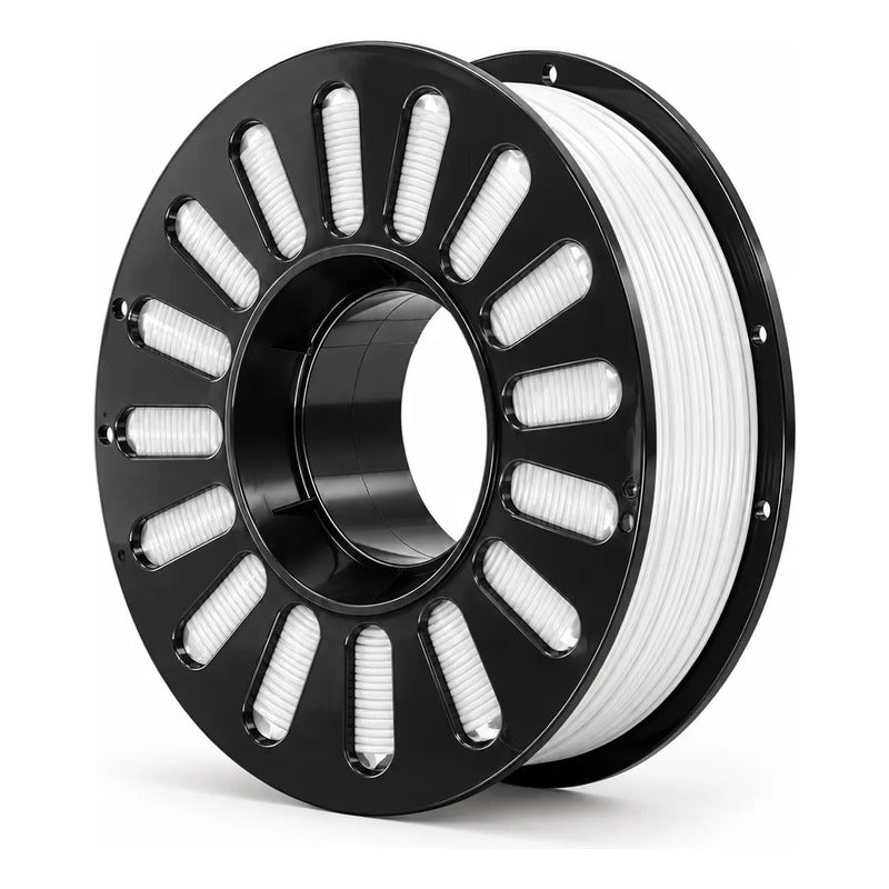 Filamento Impresora 3d Blanco 1,75mm ±0,02mm Rollo Carrete Blanco Filamento Impresión Tridimensional Bobina Rollo Carrete Negro Modelado Digital Prototipos Figuras Diseños Maquetas 1,75 Mm