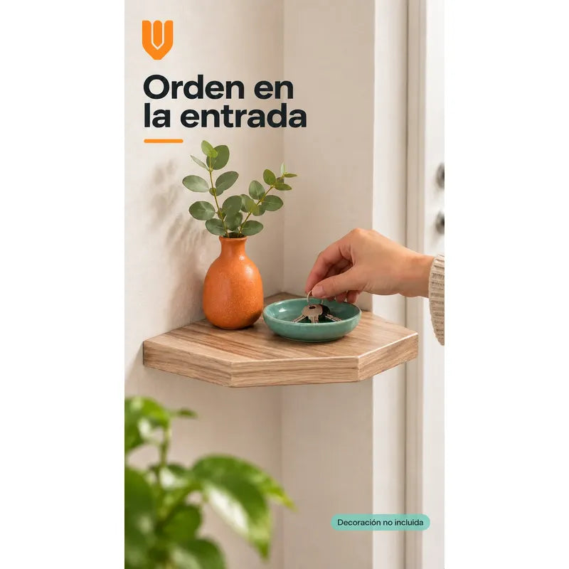 Repisa Esquinera Flotante Mdf Beige 30x30 Cm Vitrineon Cl Beige Repisa Esquinera Flotante Estante Mdf Marrón Decoración Rincón Pared Hogar Plantas Adornos Fotografías Living 30x30