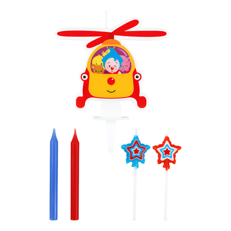 Set 7 Velas Plim Plim Feliz Cumpleaños Vela Plim Plim Fiesta Plim Plim