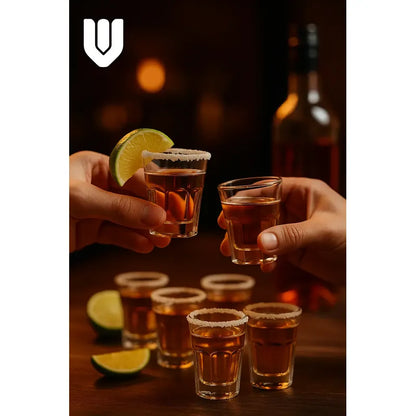 Set 30 Vasos Shot Tequilero Vasos Shopero Vaso Shot Vidrio Transparente