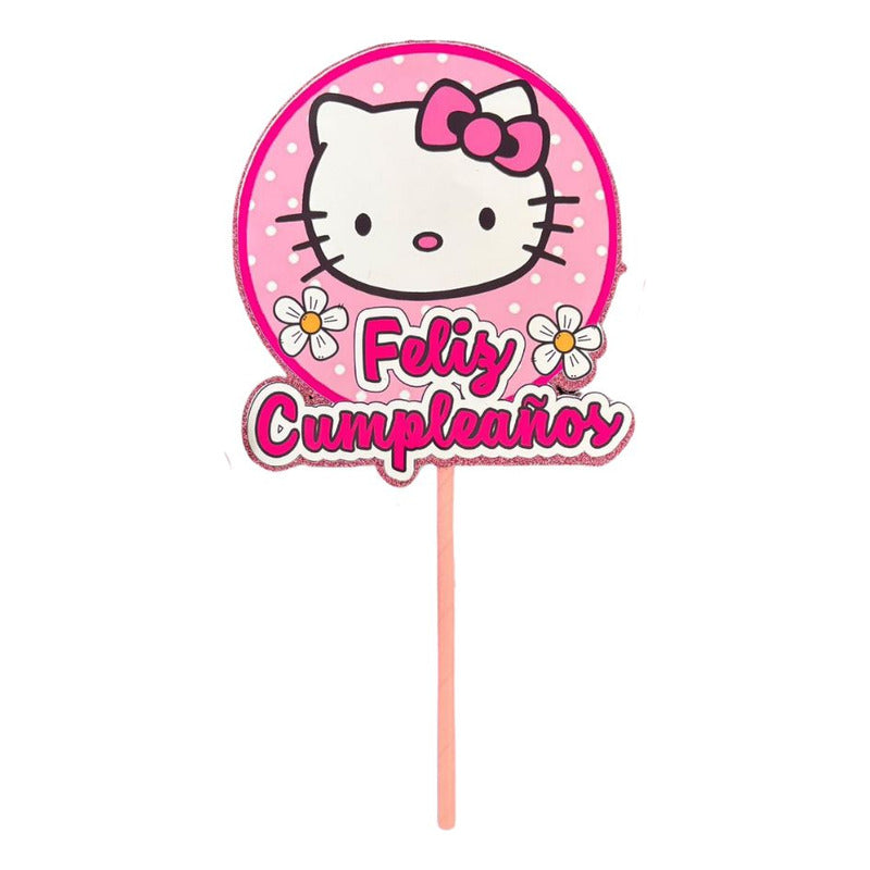 Topper Cumpleaños Torta Cotillon Cup Cake Fiestas Decoracion