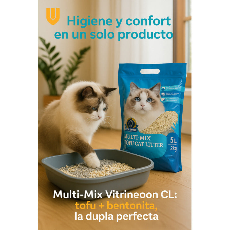 Arena Tofu Gatos Arena Bentonita Sanitaria Arena Tofu 2 Kg