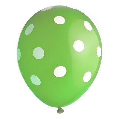 Pack X6 Globos Lunares Cumpleaños Globo Unicolor Decoracion