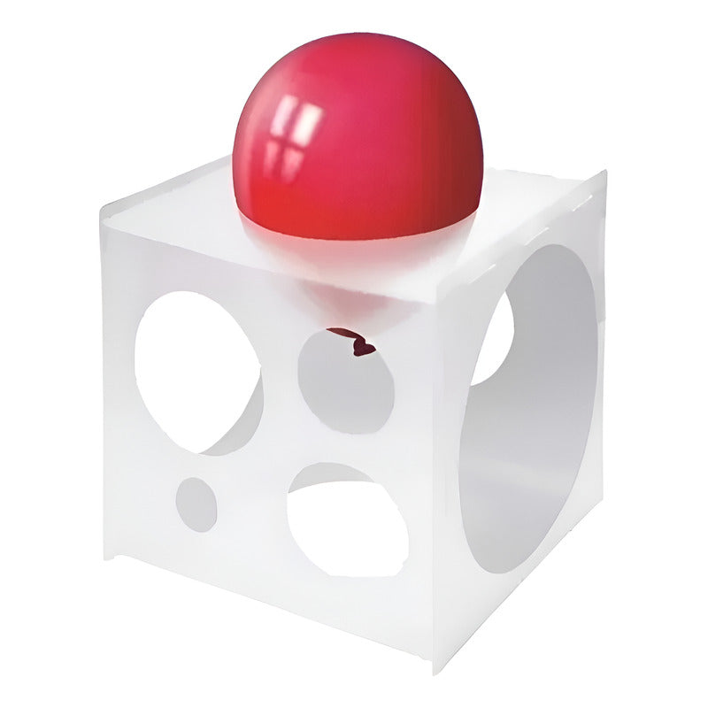 Calibrador De Globos Caja Calibrador Para Globos Plegable Blanco Calibrador