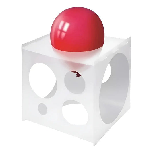 Calibrador De Globos Caja Calibrador Para Globos Plegable Blanco