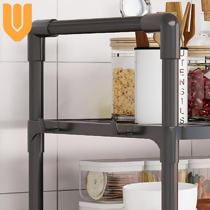 Estante Organizador Para Microonda Soporte Repisa Con Gancho