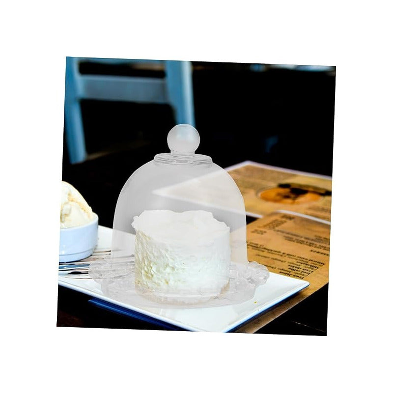 Mantequillero De Vidrio  Pocillo Mantequillero Con Tapa Transparente