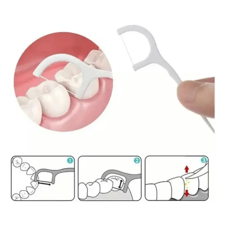 180 Pieza Hilo Dental Limpiador De Diente Dental Hilo Dental Hilo Dental