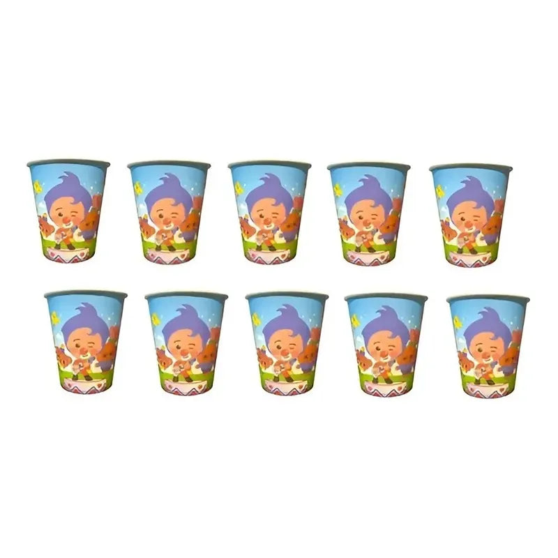 10 Vasos Cumpleaños Vasos Desechable Cumpleaños Payaso