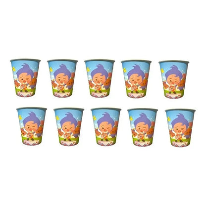 10 Vasos Cumpleaños Vasos Desechable Cumpleaños Payaso