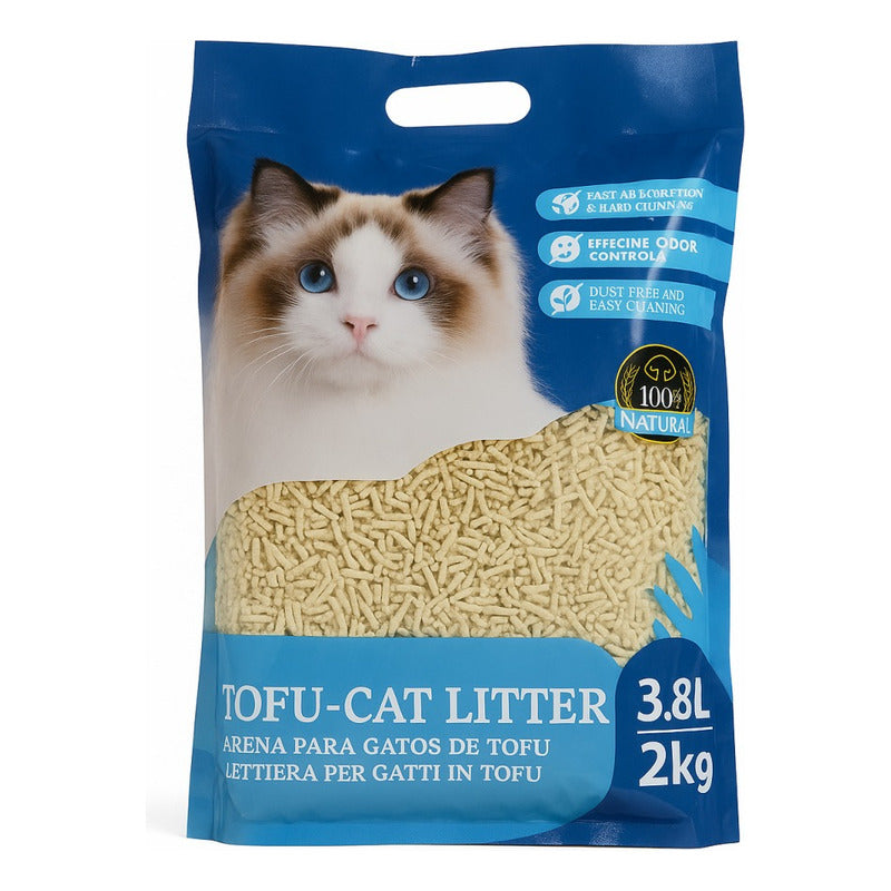 Arena De Tofu Arena Sanitaria Arena Para Gato Arena Tof 2 Kg