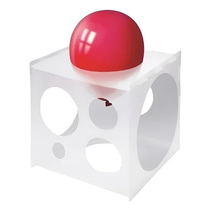 Calibrador De Globos Caja Calibrador Para Globos Plegable Color Blanco