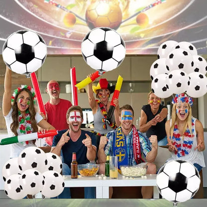 100 Globos Futbol Pelota Futbol Decoracion Fiesta Globos 214 Blanco Fútbol