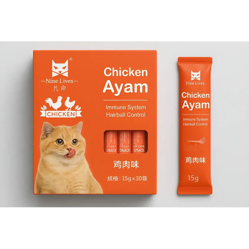 X30 Snack Para Gato Alimento Humedo Gato Comida Para Gatito