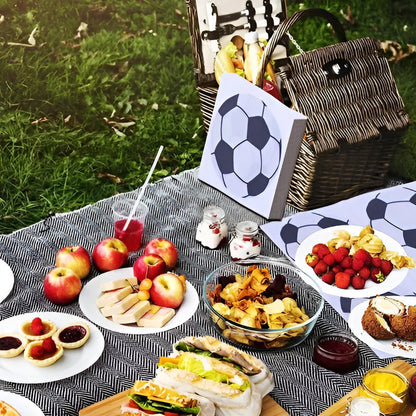 60 Servilletas Cumpleaños Feliz Cumpleaños Pelota De Futbol