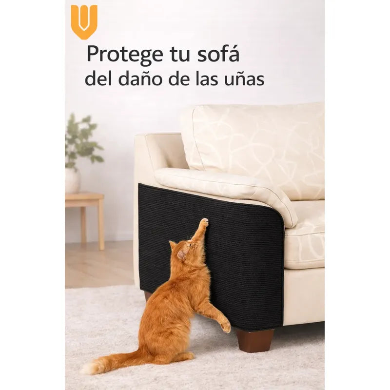 Protector Sillón Gato Tapete Rascador Antiarañazos Mueble