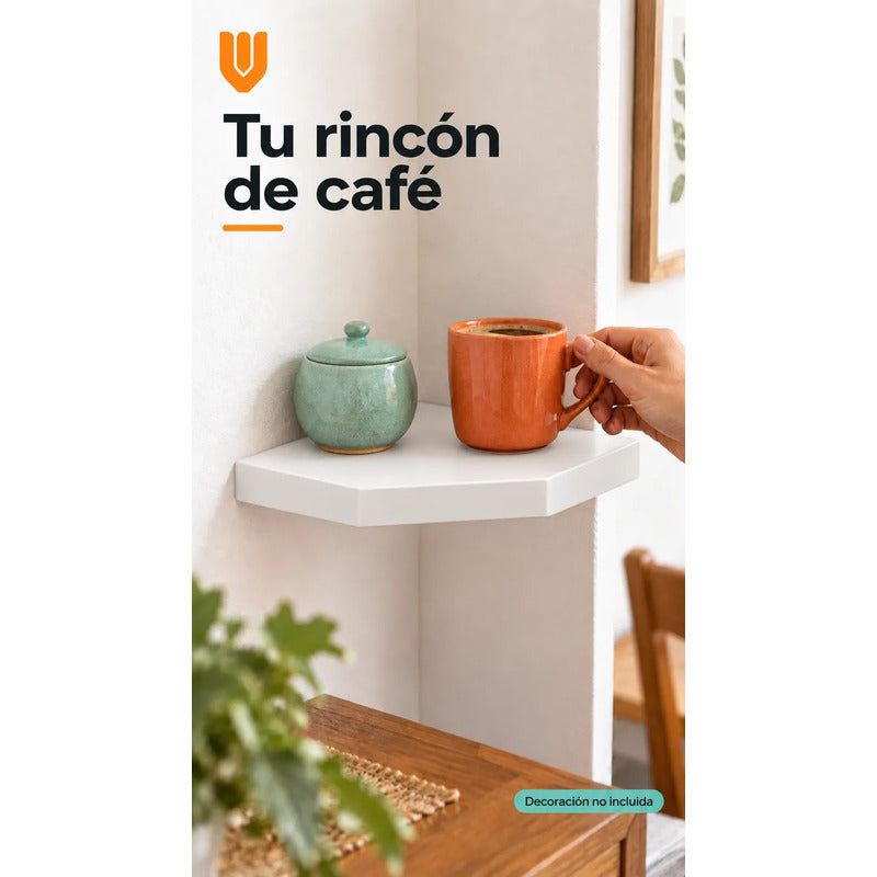 Repisa Esquinera Flotante Mdf Blanco 25x25 Cm Vitrineon Cl Blanco Repisa Esquinera Flotante Estante Mdf Marrón Decoración Rincón Pared Hogar Plantas Adornos Fotografías Living 25x25