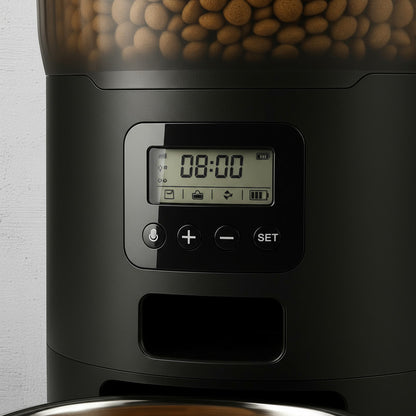 Dispensador Automatico Alimentos Mascotas Comedero 4 Litros