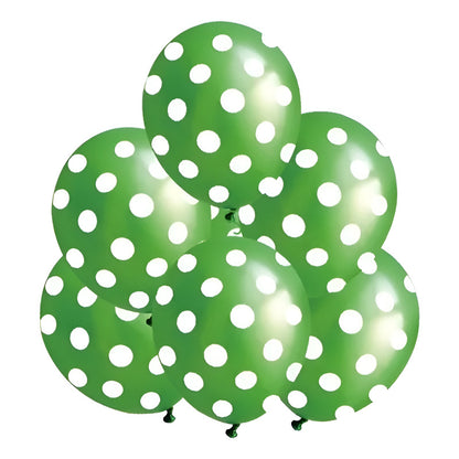 Pack X6 Globos Lunares Cumpleaños Globo Unicolor Decoracion