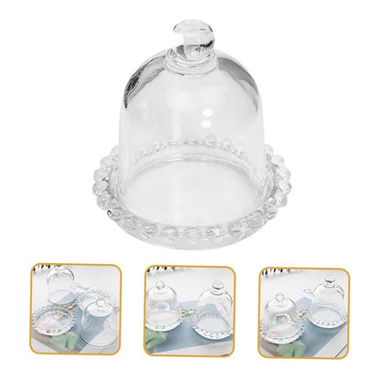 Pack X2 Mantequillero De Vidrio Con Tapa Pocillo Mantequilla Transparente