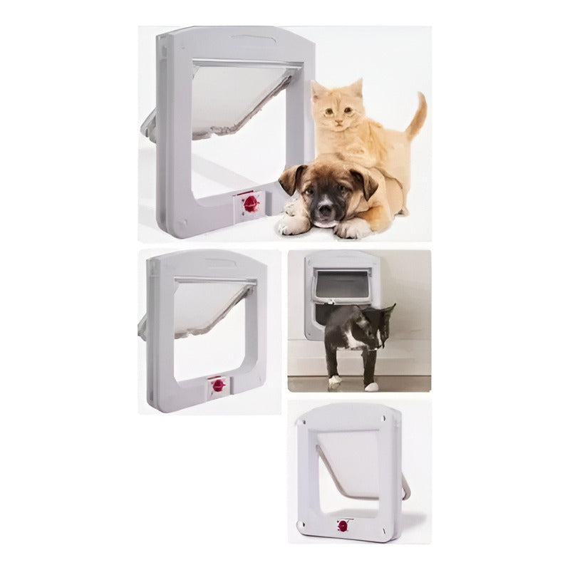 4 Puerta Para Mascotas Puerta Gatera Puerta Abatible Perro