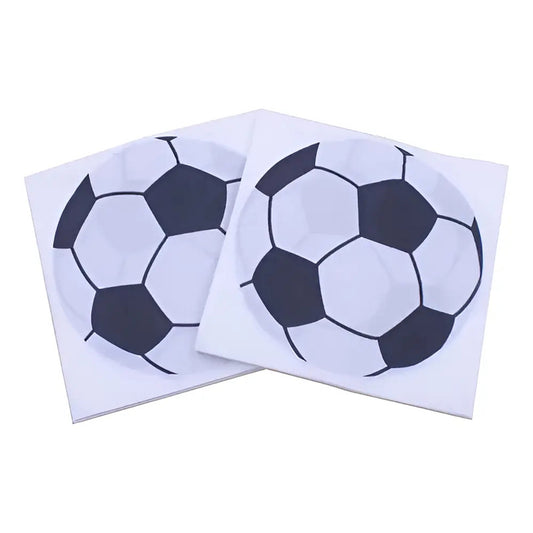 20 Servilletas Cumpleaños Feliz Cumpleaños Pelota De Futbol Blanco Pelota Futbol
