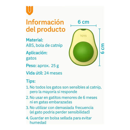 Vitrineon Bola Compacta Plastico Resistente Actividad Sensor Palta