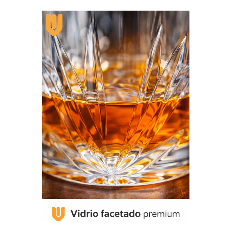 6 Vaso De Whisky Vintage Vasos Whisky Vaso De Vidrio 300 Ml Transparente