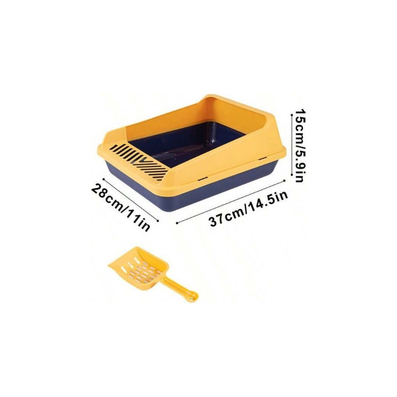 Set 2 Areneros Para Gato Baño Ecologico Caja Arena Baño Gato