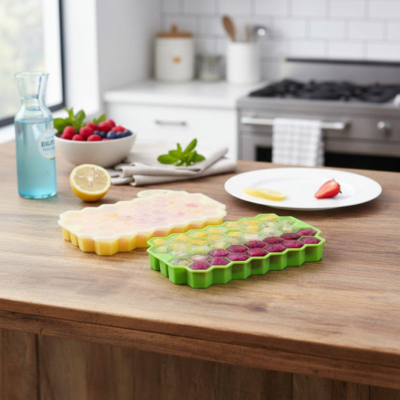 Hielera Cubeta Hielo Silicona Hielera Molde Para Hielo 37cav