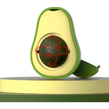 Hierba Gatera Avocado + 4 Bola Gatera Catnip Para Gatos X4 C X4 Catnip Verde X-313
