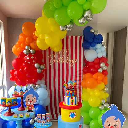 Set 7 Velas Plim Plim Feliz Cumpleaños Vela Plim Plim Fiesta Plim Plim