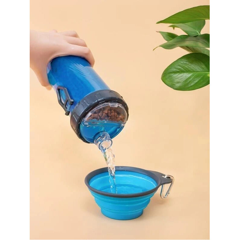 Botella Dispensador De Agua Alimento Dispensador Snack Agua