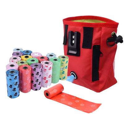 Bolso De Snack Para Mascotas + X10 Bolsas Basura Excrement