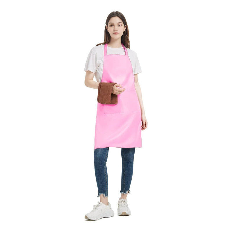Pechera Delantal De Cocina Impermeable Ajustable Multiusos