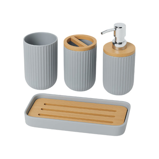 Set 4 Accesorios Bano Accesorios Para Baño Set De Baño Jabon