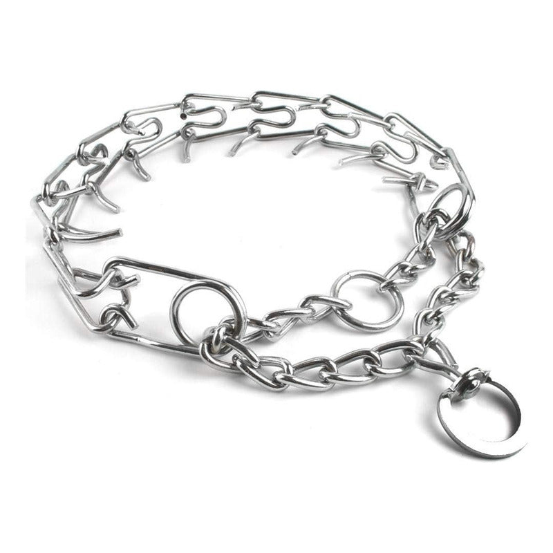 2 Collar De Adiestramiento Collar Adiestramiento Perro 60 Cm Plateado 60 Cm